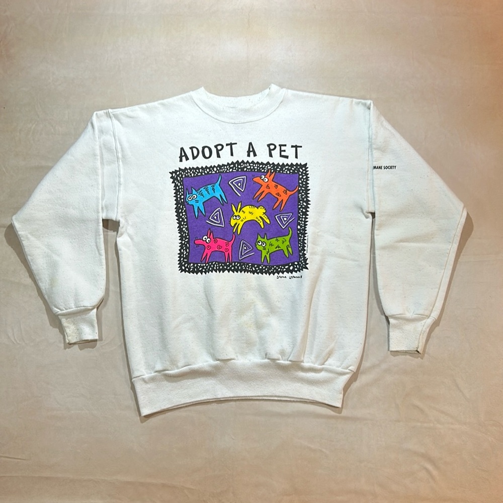 1995 Houston Humane Society Adopt sweater